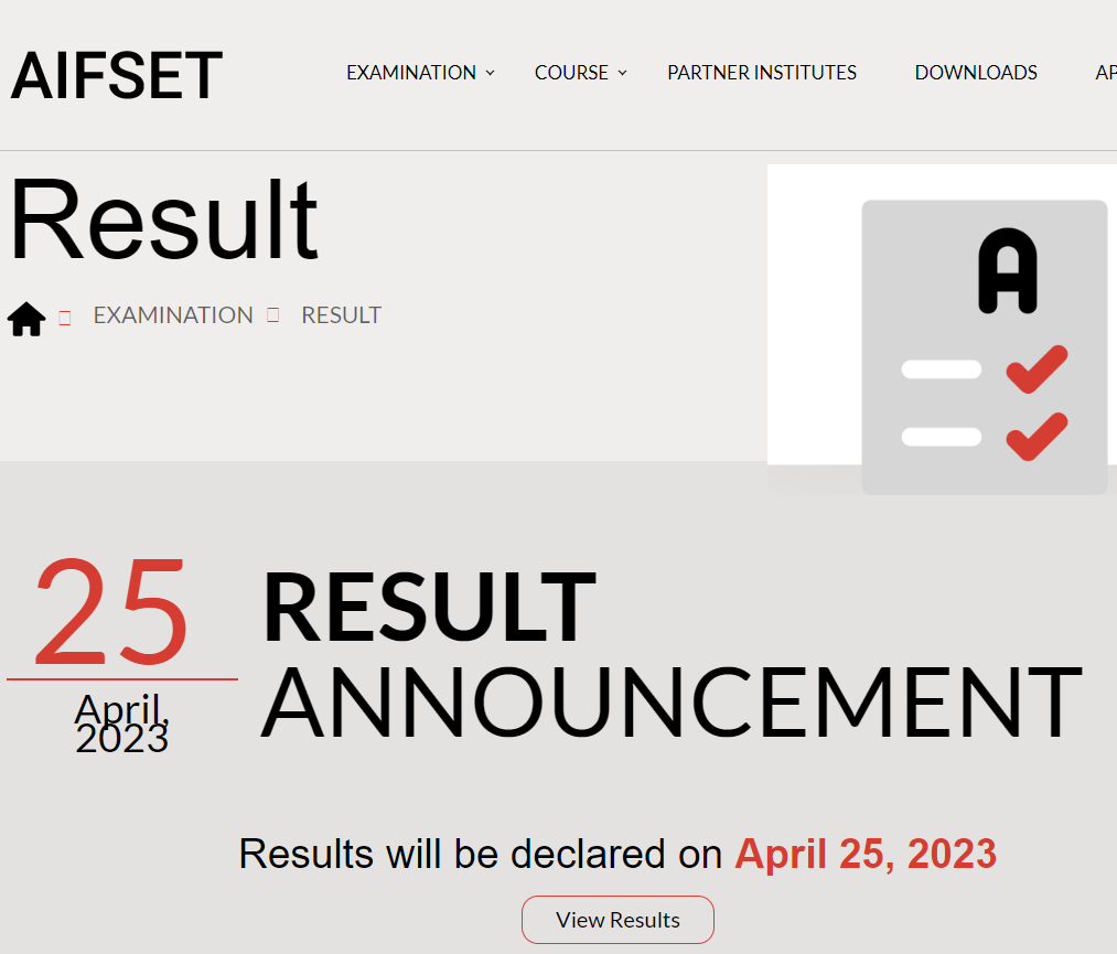AIFSET Result