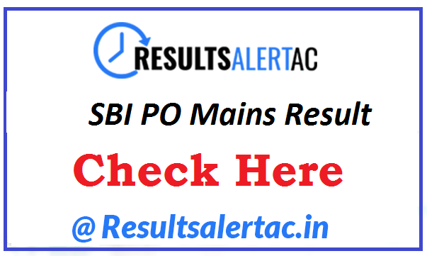 SBI PO Mains Result