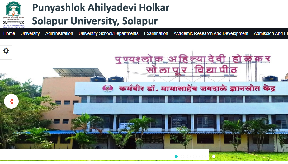 Solapur University Admit Card