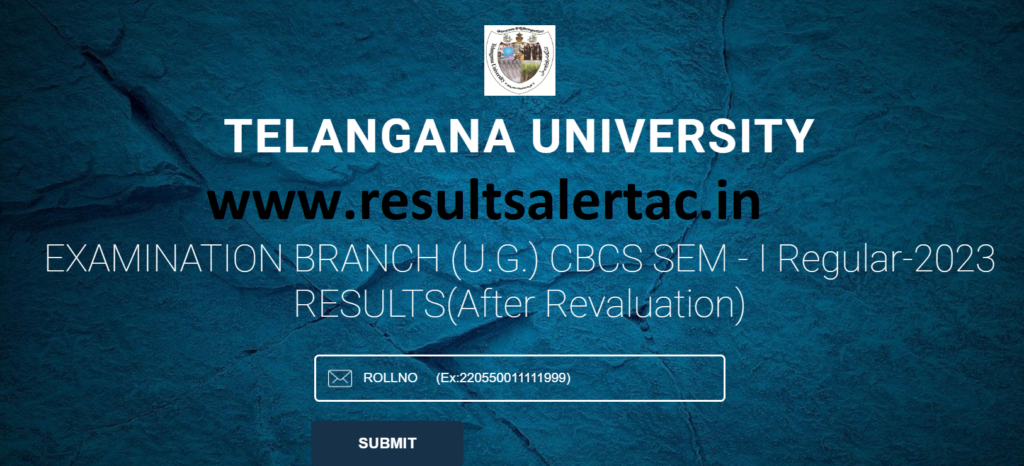 Telangana University Result 2023
