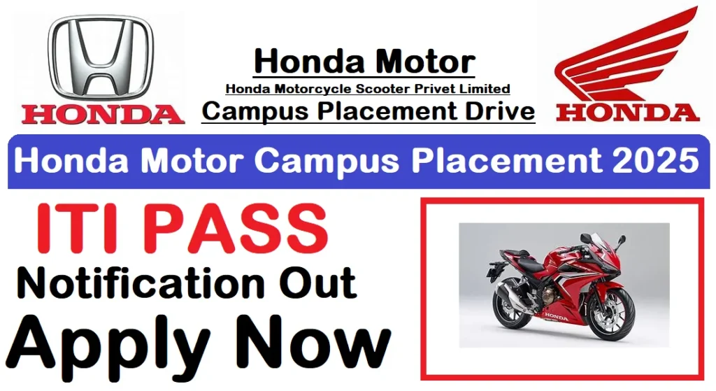 Honda Motorcycle ITI Campus Placement